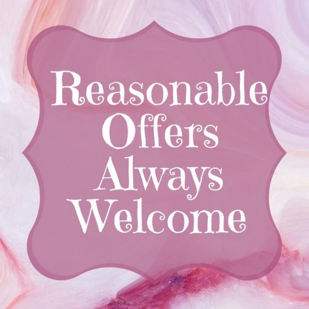 All reasonable offers welcome